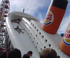 Titanic sinking sponsored by Burger King
